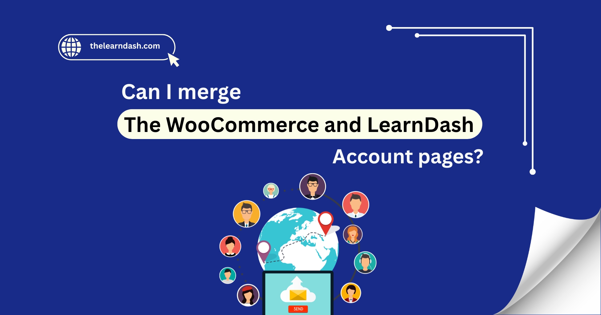 Can I merge the WooCommerce and LearnDash account pages